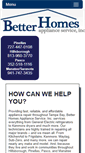 Mobile Screenshot of betterhomesappliance.com
